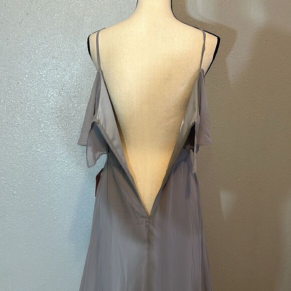 Birdy grey Jane silver women’s maxi dress size M - Picture 7 of 11